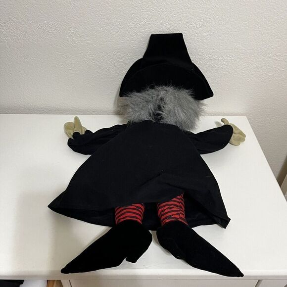 Vintage Folkmanis Folktails Witch Puppet 26" Plush Toy Halloween - Picture 11 of 13